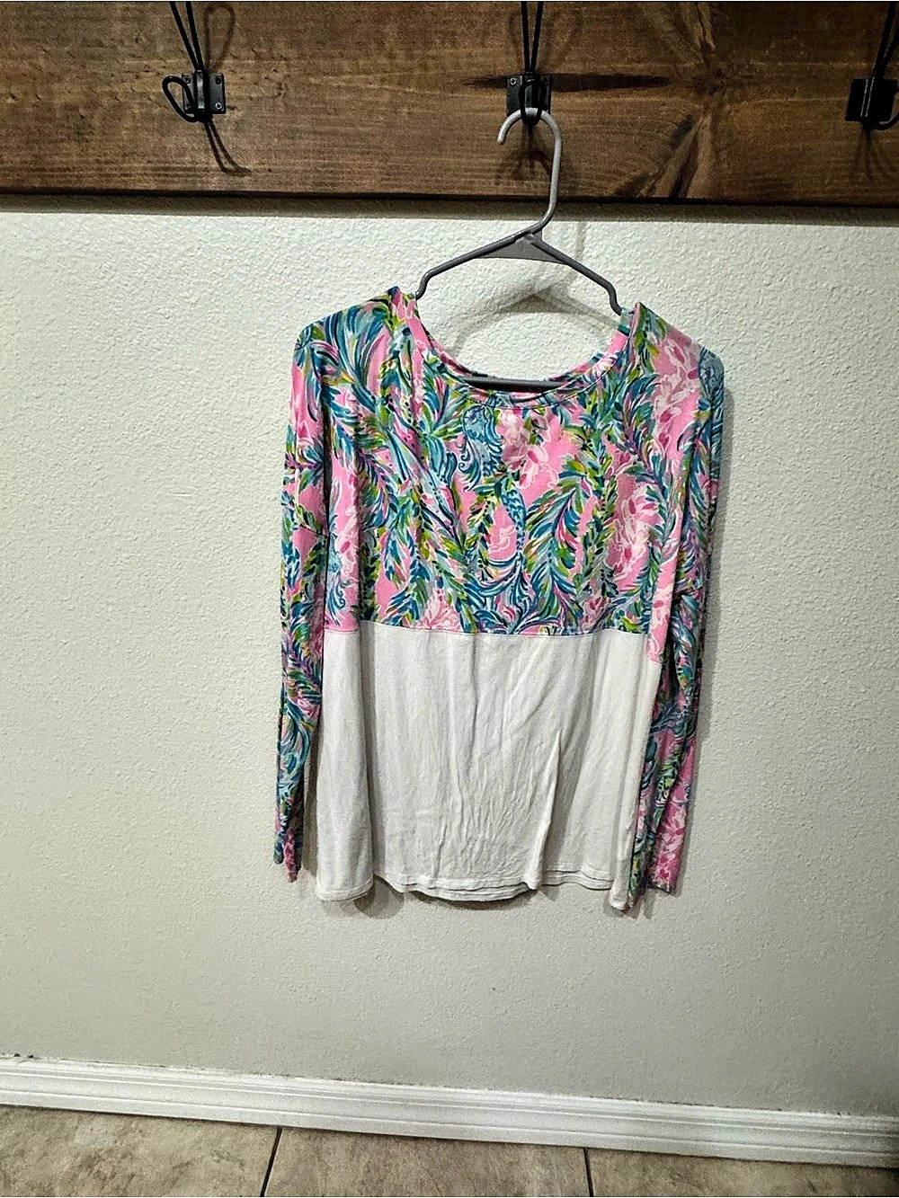 Lilly Pulitzer Westwood Coolmax Color Block Top